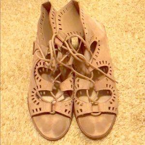 Mossimo Sz 7.5 Lace Up Sandal 👡 Heels